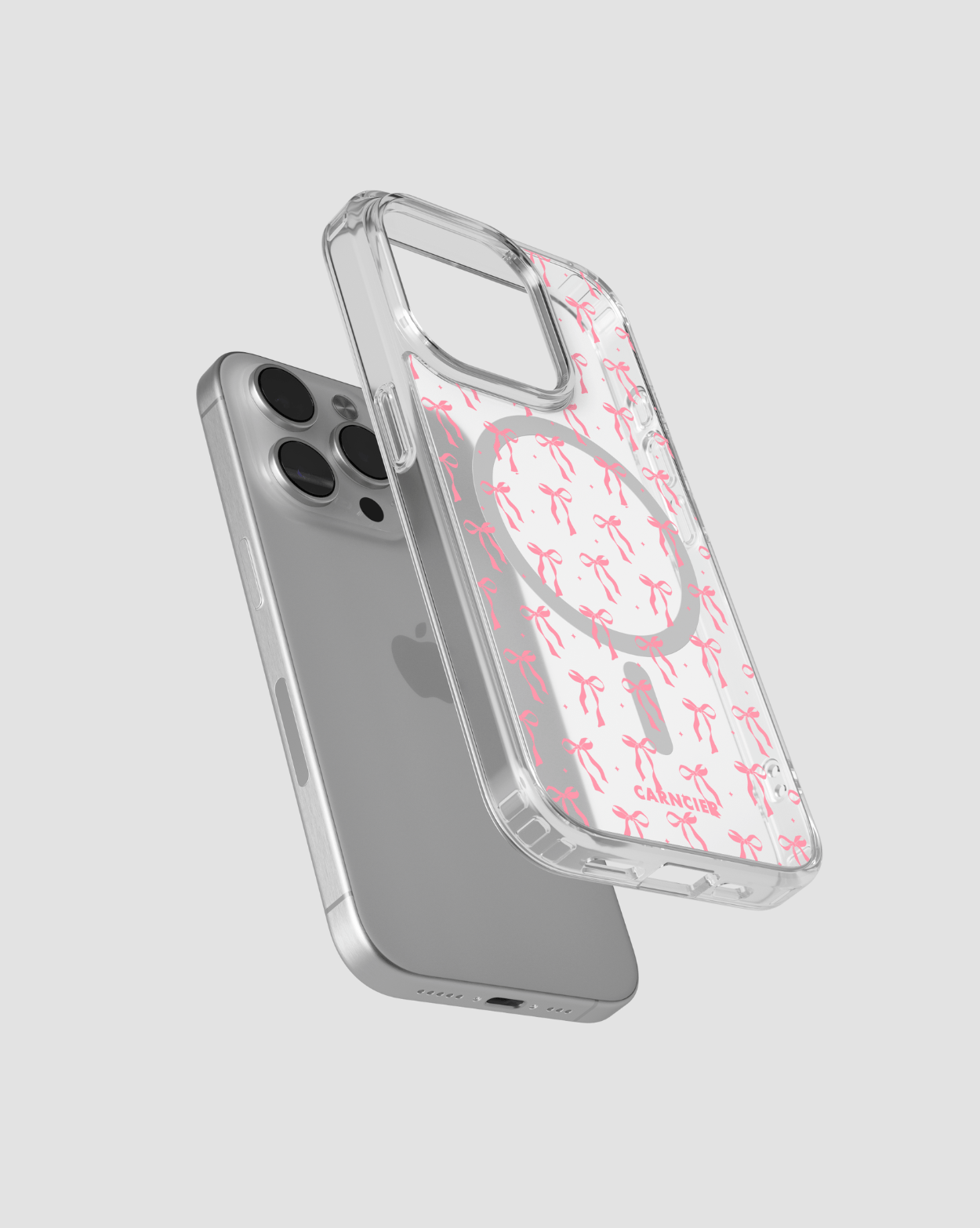 Podbase Tech Accessories iPhone 12 / With Magsafe Pink Bow