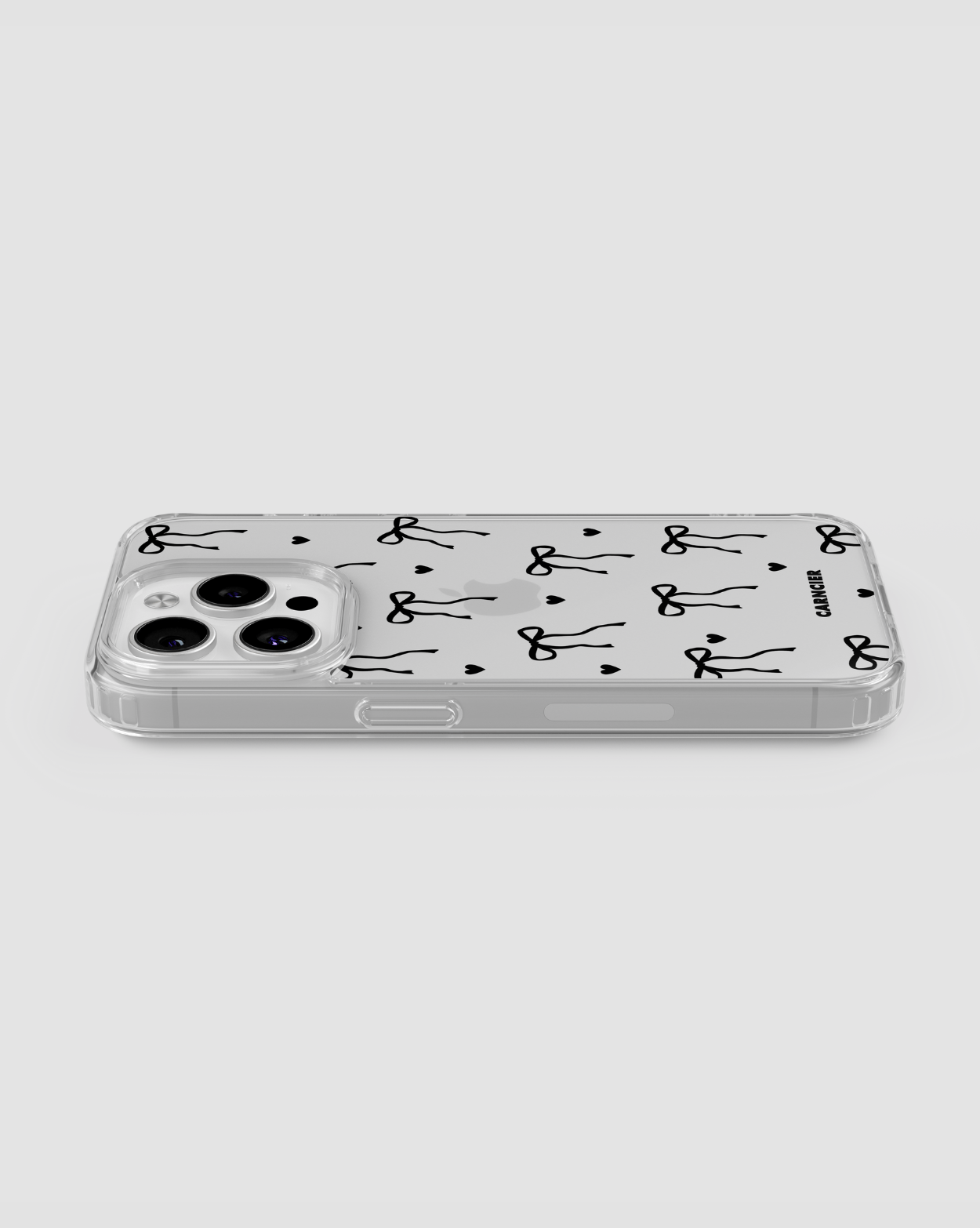 Podbase Tech Accessories iPhone 15 / Without Magsafe Black Bow